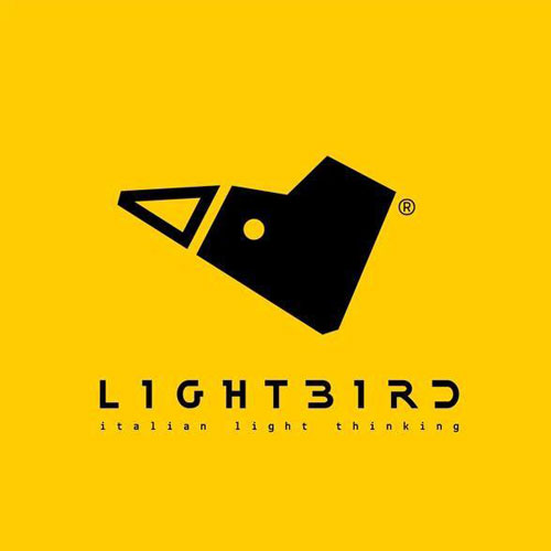 Lightbird Eyewear logo giallo nero